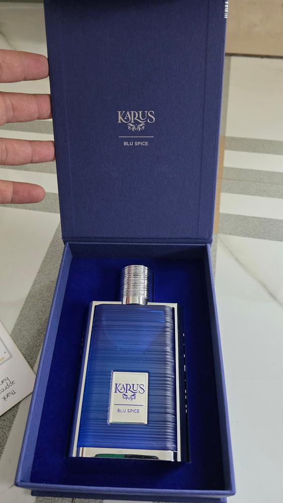 Khadlaj Karus Blu Spice Eau de Parfum for Men - Customer Photo From Vikram Singh