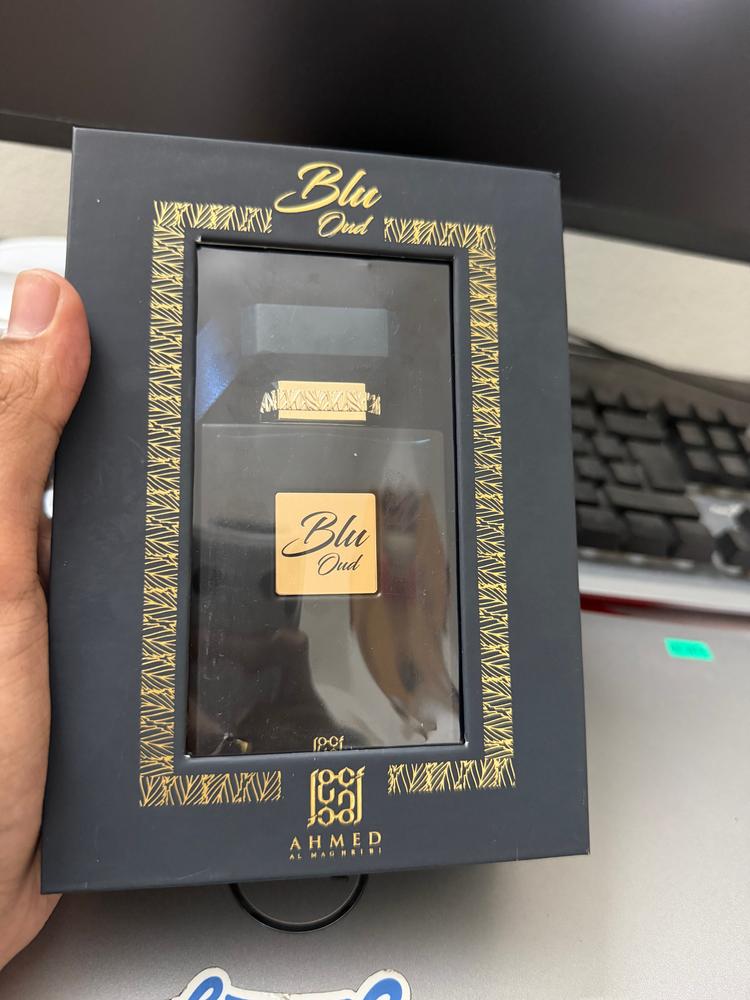 Ahmed al Maghribi Blu Oud Eau de Parfum for Men - Customer Photo From Pratham Bannore