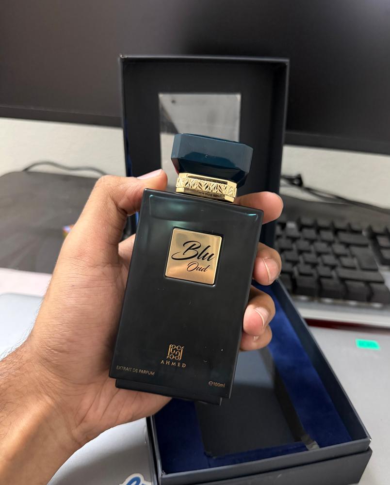 Ahmed al Maghribi Blu Oud Eau de Parfum for Men - Customer Photo From Pratham Bannore