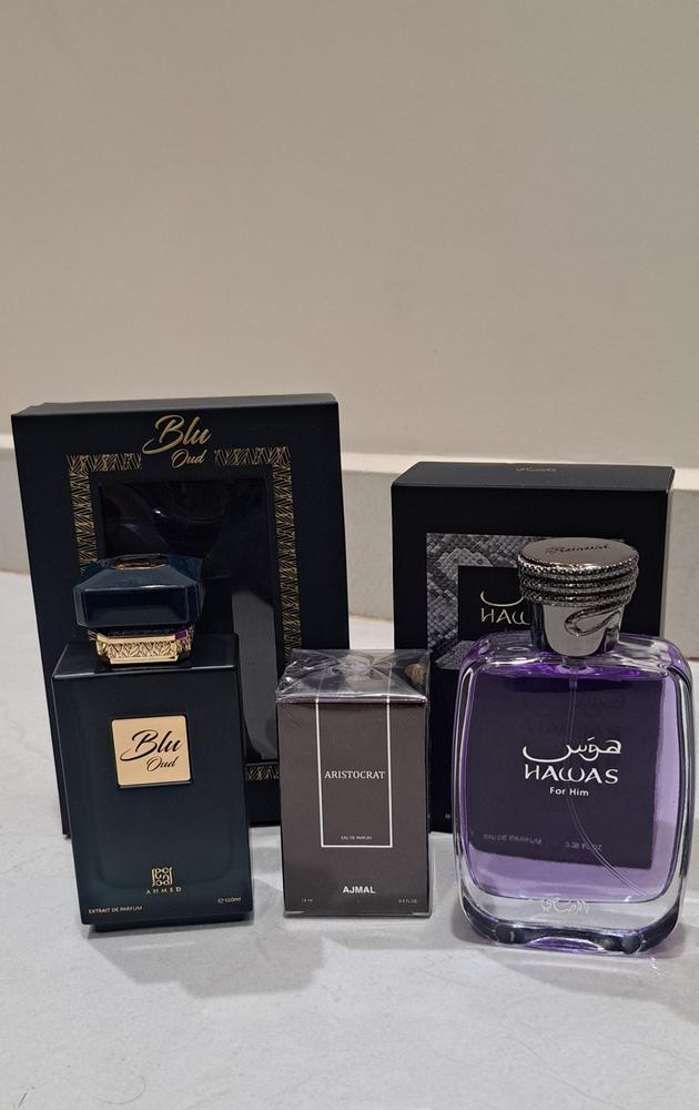 Ahmed al Maghribi Blu Oud Eau de Parfum for Men - Customer Photo From ASHRAFIQBAL MJ