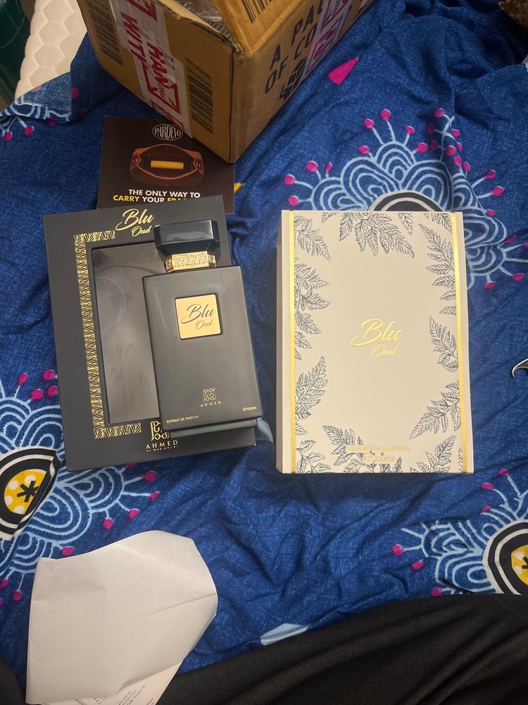 Ahmed al Maghribi Blu Oud Eau de Parfum for Men - Customer Photo From ABHILASH C.P