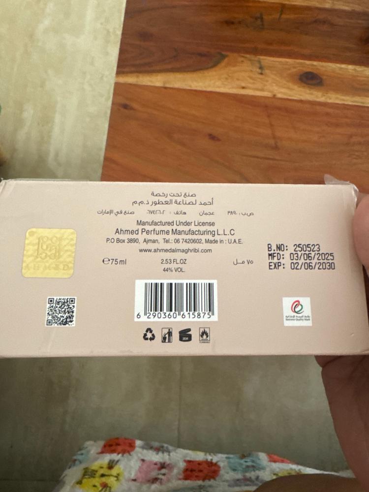 Ahmed Al Maghribi Rose Noir Extrait de Parfum for Women - Customer Photo From Pinal Gonsalves