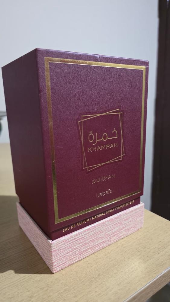 Lattafa Khamrah Dukhan Eau de Parfum for Men - Customer Photo From Mahesh M