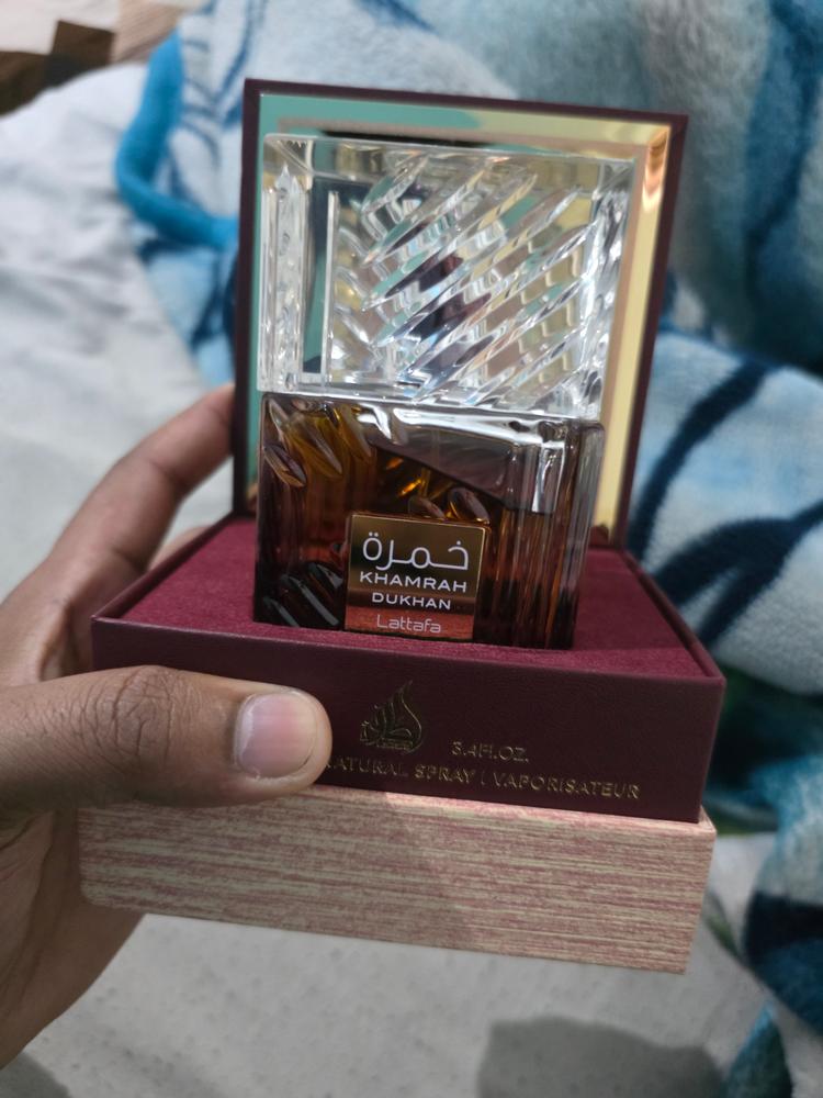 Lattafa Khamrah Dukhan Eau de Parfum for Men - Customer Photo From Abhishek Shah