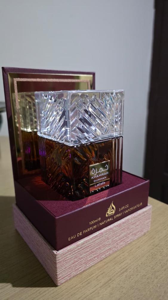 Lattafa Khamrah Dukhan Eau de Parfum for Men - Customer Photo From Mahesh M