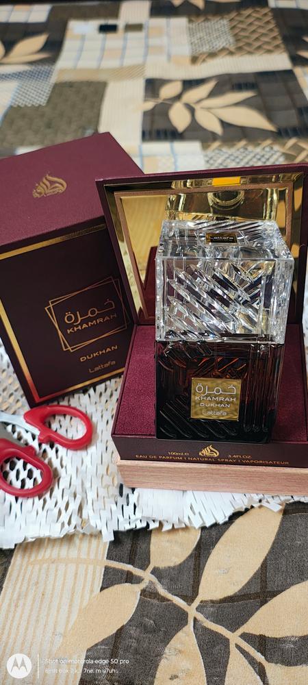 Lattafa Khamrah Dukhan Eau de Parfum for Men - Customer Photo From Zareen ayat
