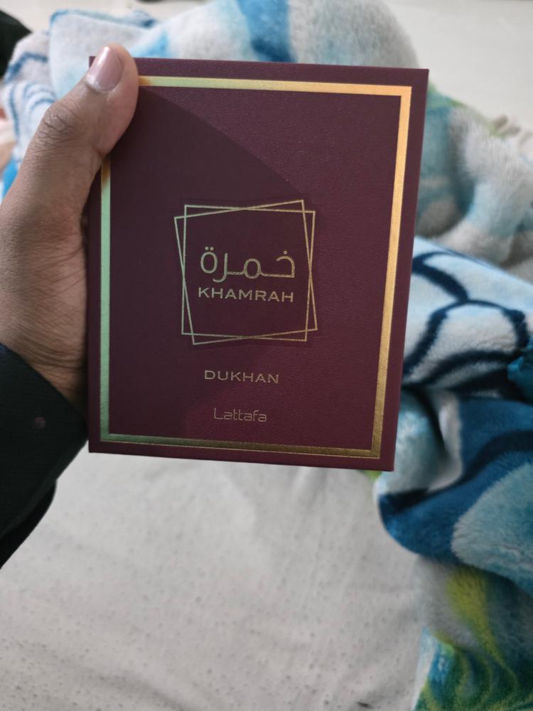 Lattafa Khamrah Dukhan Eau de Parfum for Men - Customer Photo From Abhishek Shah