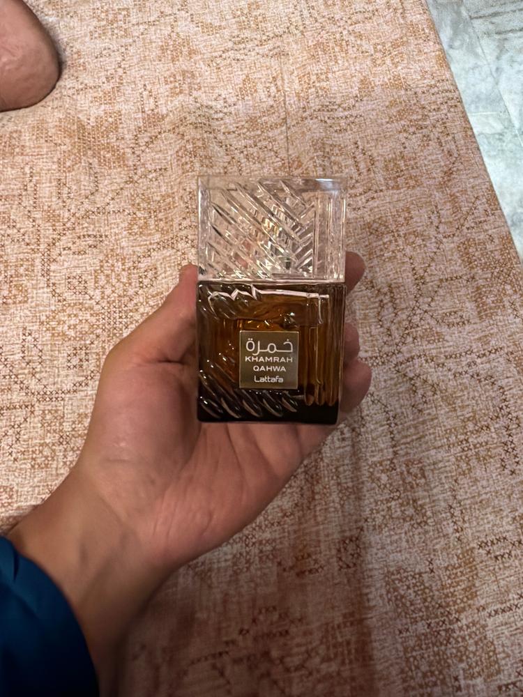 Lattafa Khamrah Dukhan Eau de Parfum for Men - Customer Photo From Prateek