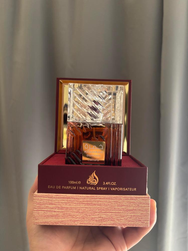 Lattafa Khamrah Dukhan Eau de Parfum for Men - Customer Photo From sahil