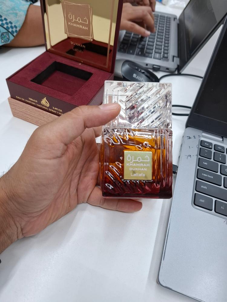 Lattafa Khamrah Dukhan Eau de Parfum for Men - Customer Photo From DIGVIJAY SINGH