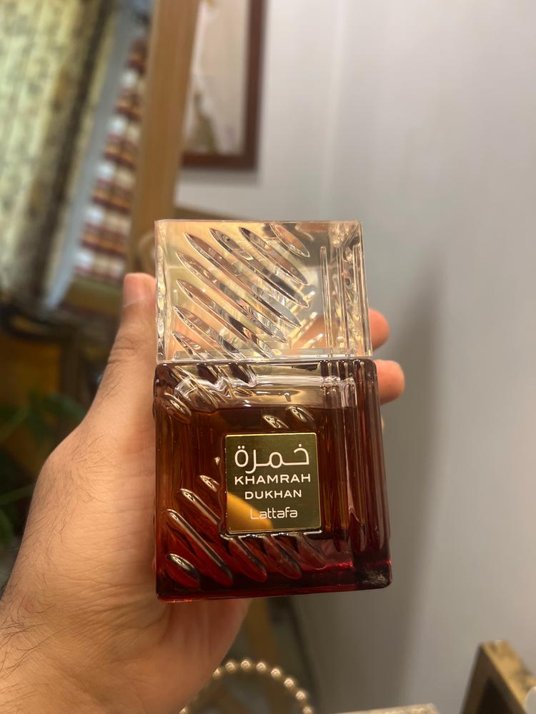 Lattafa Khamrah Dukhan Eau de Parfum for Men - Customer Photo From Ayaan Khan
