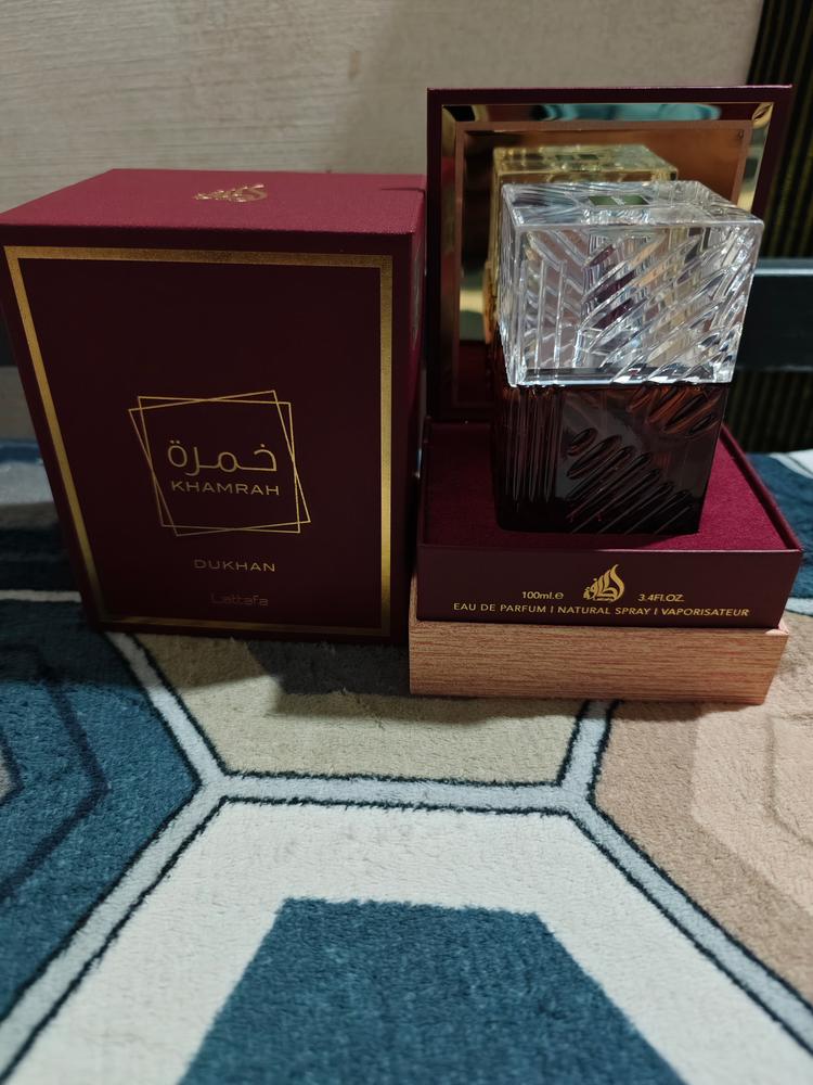 Lattafa Khamrah Dukhan Eau de Parfum for Men - Customer Photo From Darvin Jude