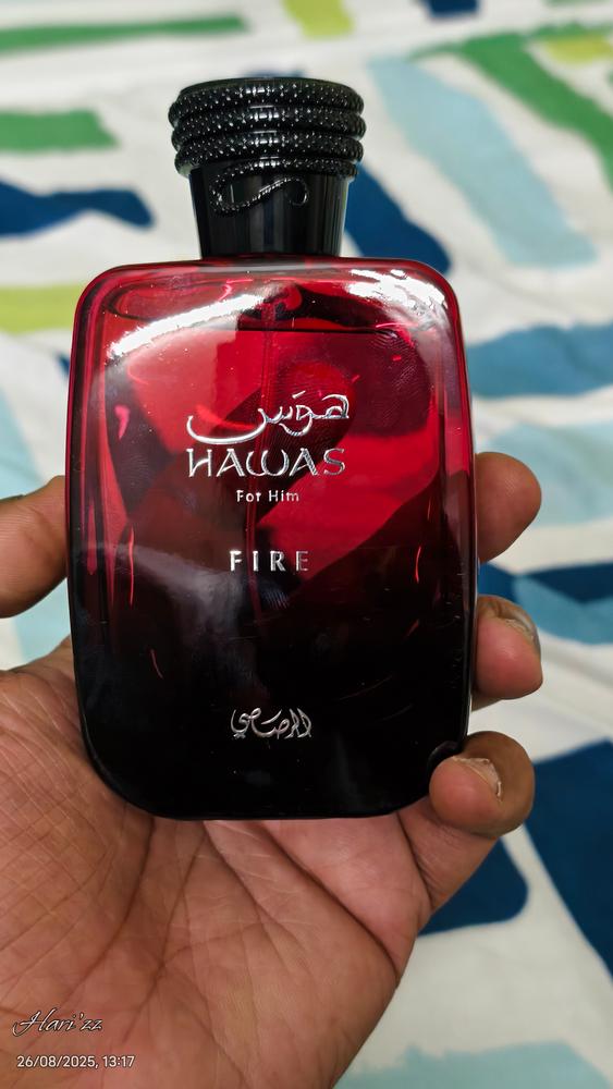 Rasasi Hawas Fire Eau de Parfum for Men - Customer Photo From Harikrishnan U K