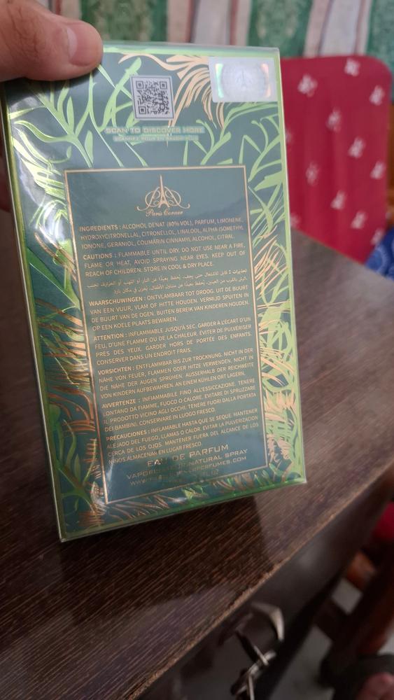 Paris Corner Khair Pistachio Eau de Parfum for Women - Customer Photo From Sidra Emaan