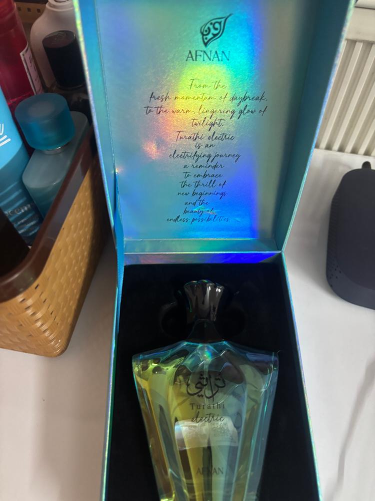 Afnan Turathi Electric Eau de Parfum for Men - Customer Photo From kkhevan