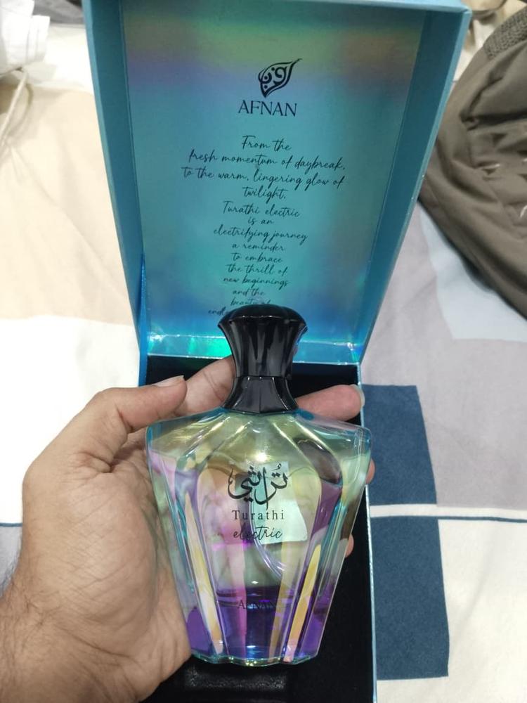 Afnan Turathi Electric Eau de Parfum for Men - Customer Photo From Faizan