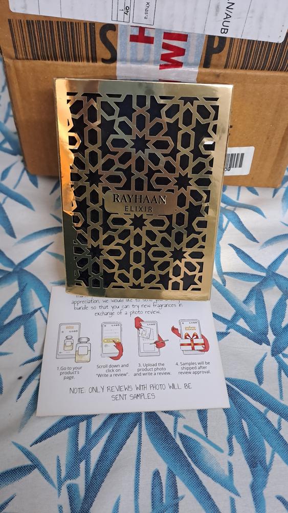 Rayhaan Elixir Eau de Parfum for Men - Customer Photo From Shahidali