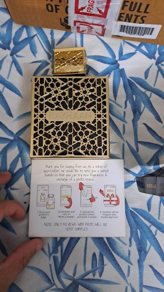 Rayhaan Elixir Eau de Parfum for Men - Customer Photo From Shahidali