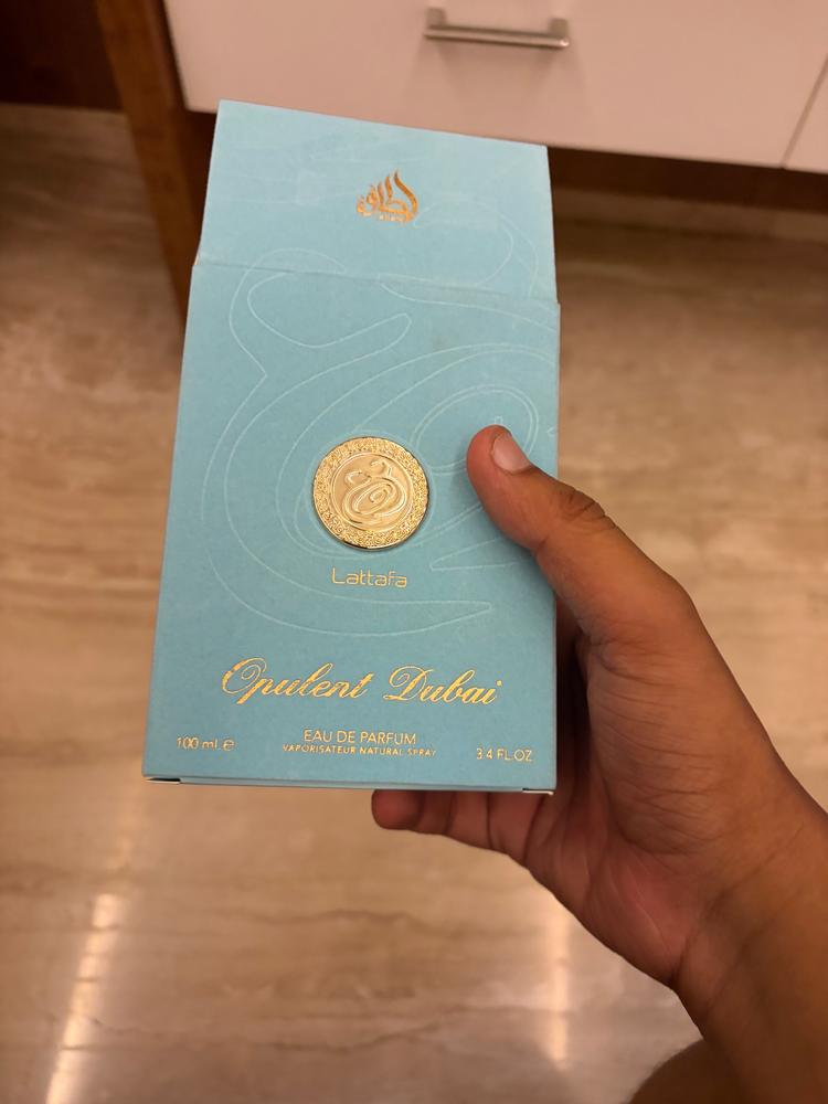 Lattafa Opulent Dubai Eau de Parfum for Men - Customer Photo From Manoj