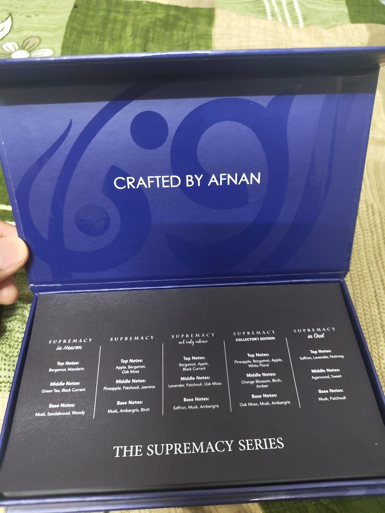 Afnan Supremacy Homme Discovery Set for Men - Customer Photo From Ishanchal Kashyap
