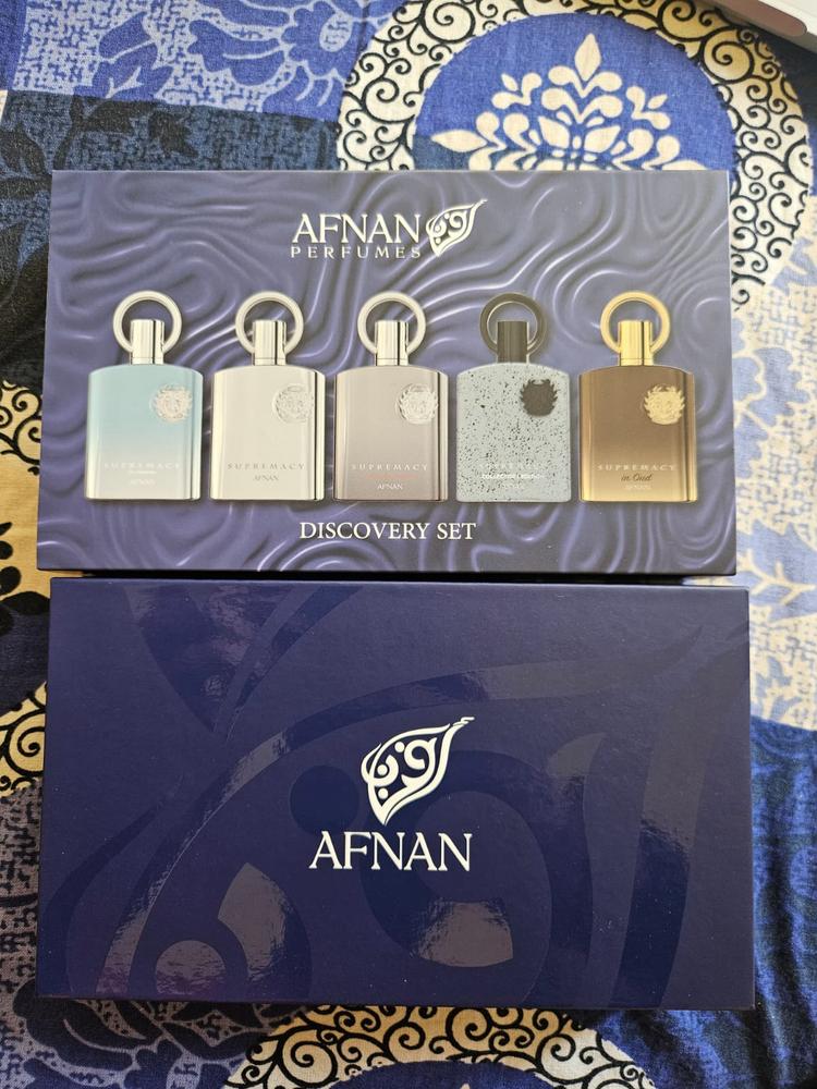 Afnan Supremacy Homme Discovery Set for Men - Customer Photo From Aman Raizada