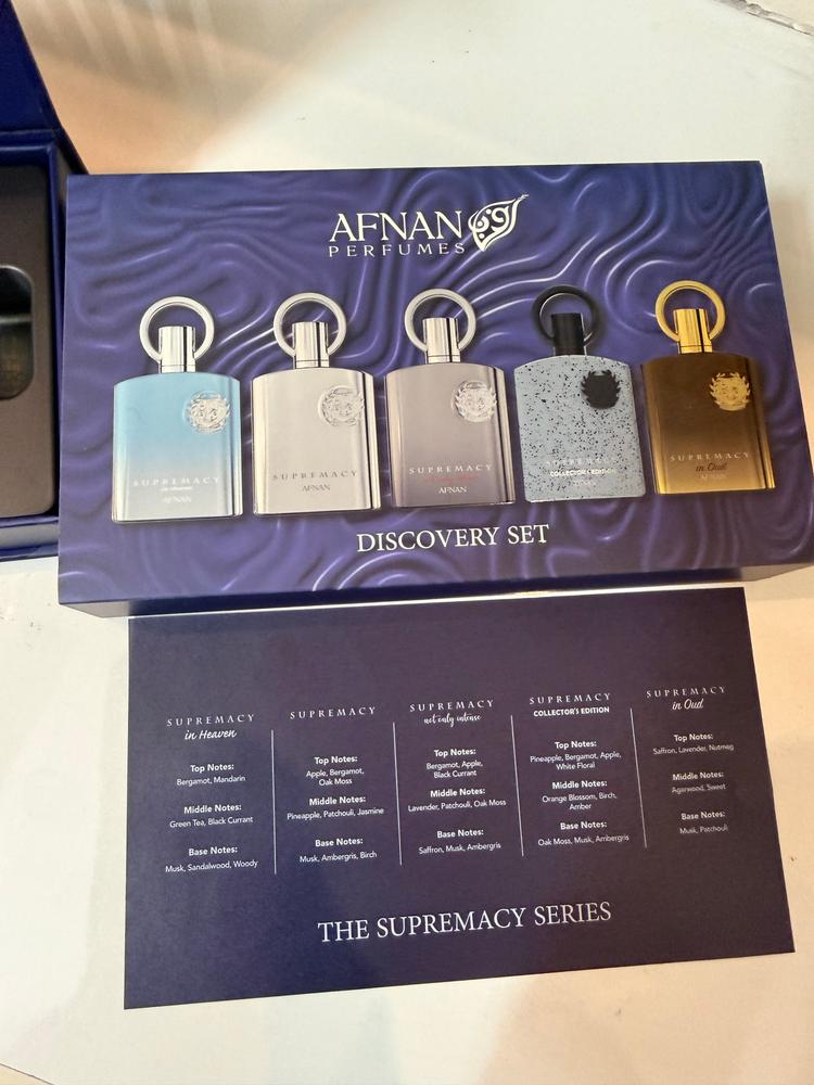 Afnan Supremacy Homme Discovery Set for Men - Customer Photo From Shivam 