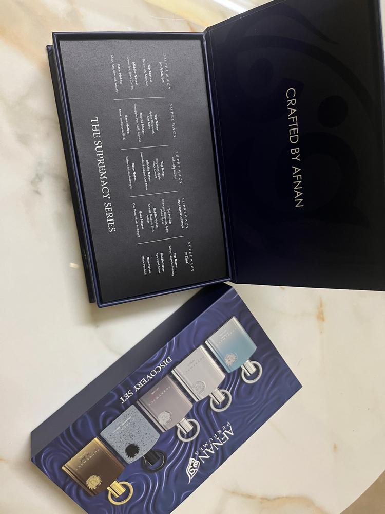 Afnan Supremacy Homme Discovery Set for Men - Customer Photo From Abhinand