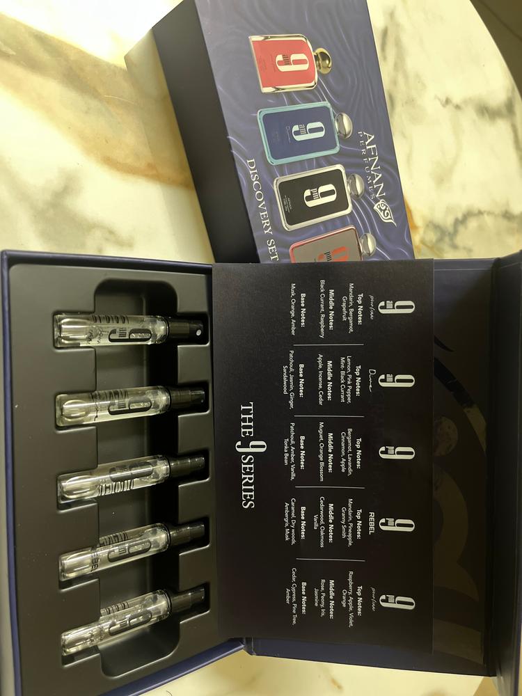 Afnan 9 Series Discovery Set - Customer Photo From Abhinand