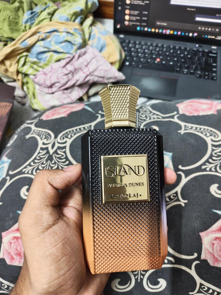 Khadlaj Island Vanilla Dunes Extrait de Parfum for Men - Customer Photo From Vinayaka Krishnan 