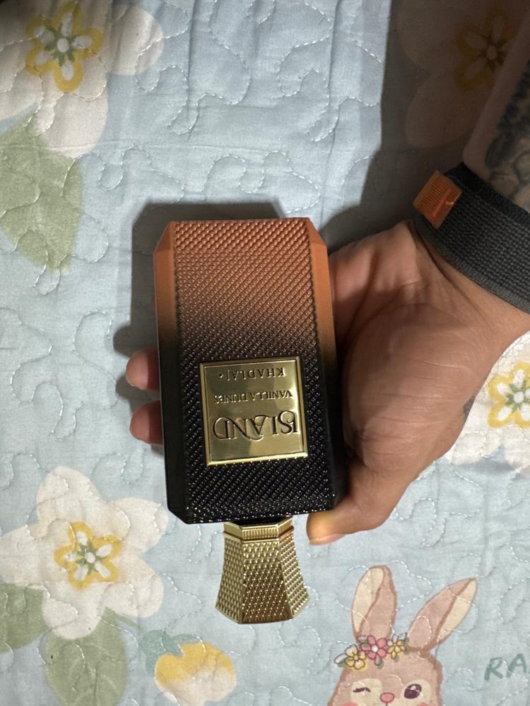 Khadlaj Island Vanilla Dunes Extrait de Parfum for Men - Customer Photo From Jeremy Lalrinnunga