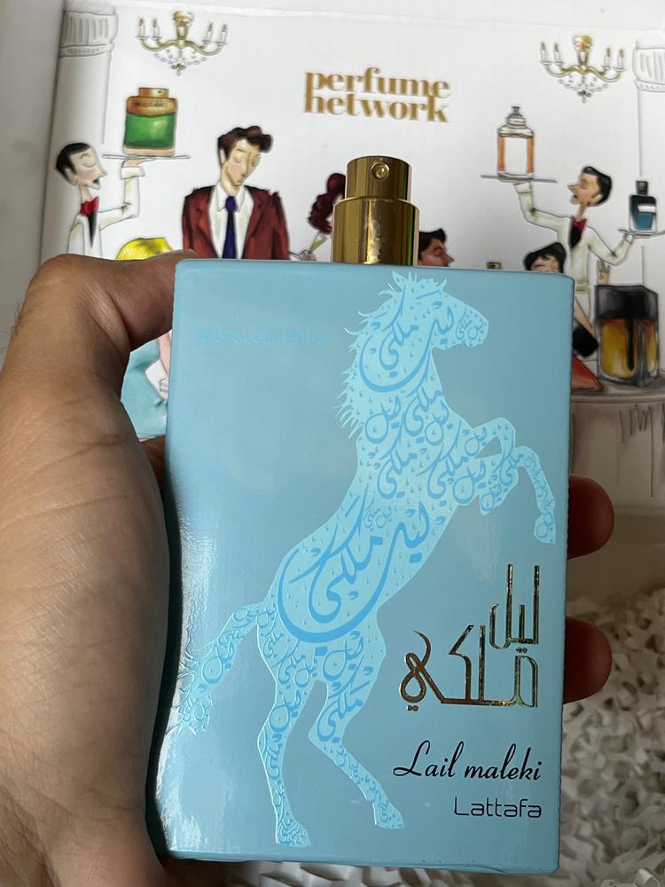 Lattafa Lail Maleki Moroccan Blue Eau de Parfum for Men - Customer Photo From Sanskar