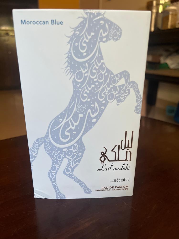 Lattafa Lail Maleki Moroccan Blue Eau de Parfum for Men - Customer Photo From Sharad