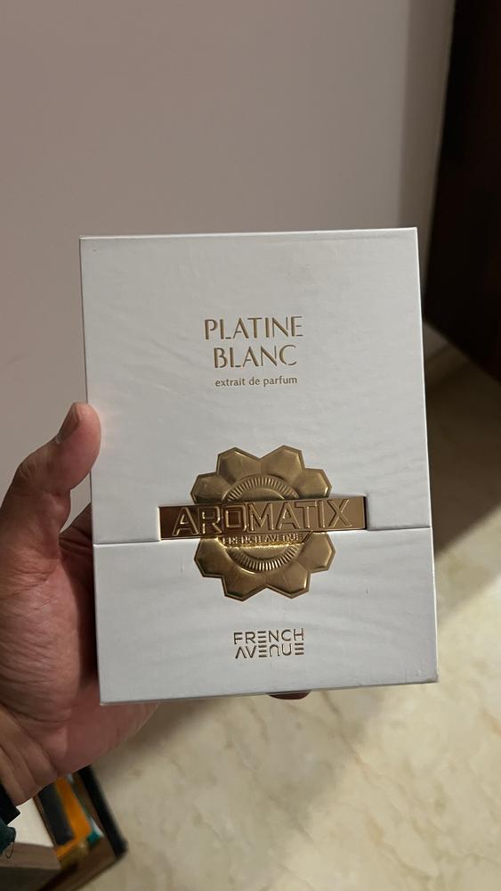 French Avenue Aromatix Platine Blanc Extrait de Parfum for Men - Customer Photo From Rahul