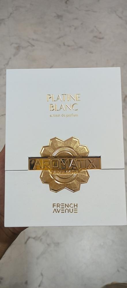 French Avenue Aromatix Platine Blanc Extrait de Parfum for Men - Customer Photo From Vaibhav wani