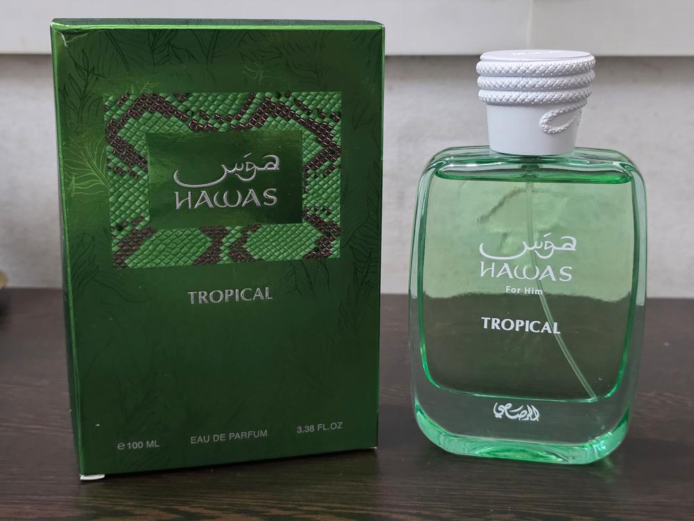 Rasasi Hawas Tropical Eau de Parfum for Men - Customer Photo From Ashwit Silimkan