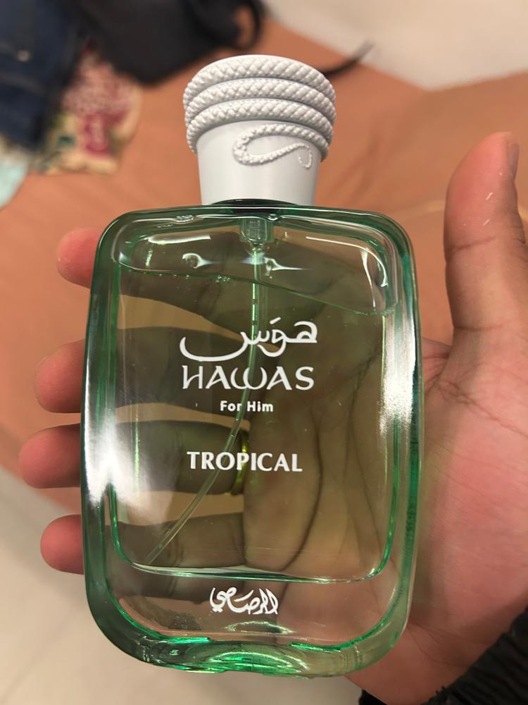 Rasasi Hawas Tropical Eau de Parfum for Men - Customer Photo From Kunal Raijade