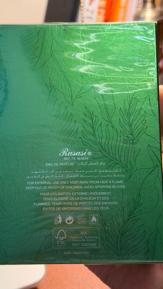 Rasasi Hawas Tropical Eau de Parfum for Men - Customer Photo From Mohd Raghib