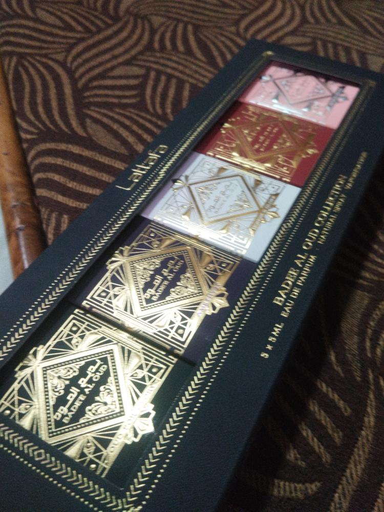 Lattafa Badee Al Oud Collection Gift Set - Customer Photo From Alfiya Rangari