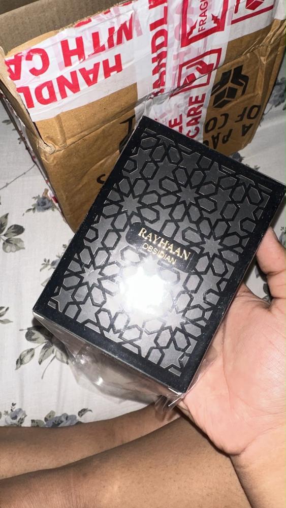 Rayhaan Obsidion Eau de Parfum for Men - Customer Photo From Harshit