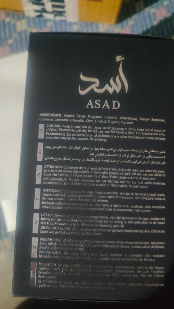 Lattafa Asad Elixir Eau de Parfum for Men - Customer Photo From Sandeep Jagdeva