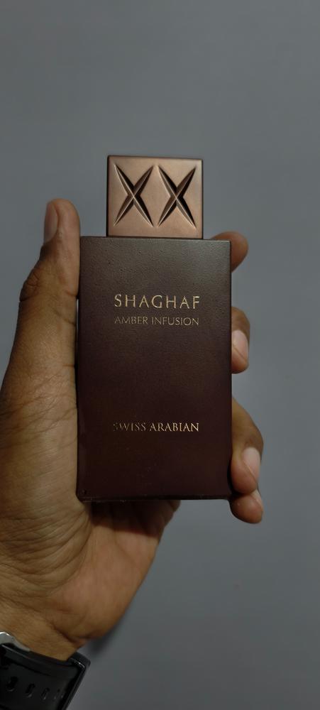 Swiss Arabian Shagaf Amber Infusion Eau de Parfum - Customer Photo From Vinod