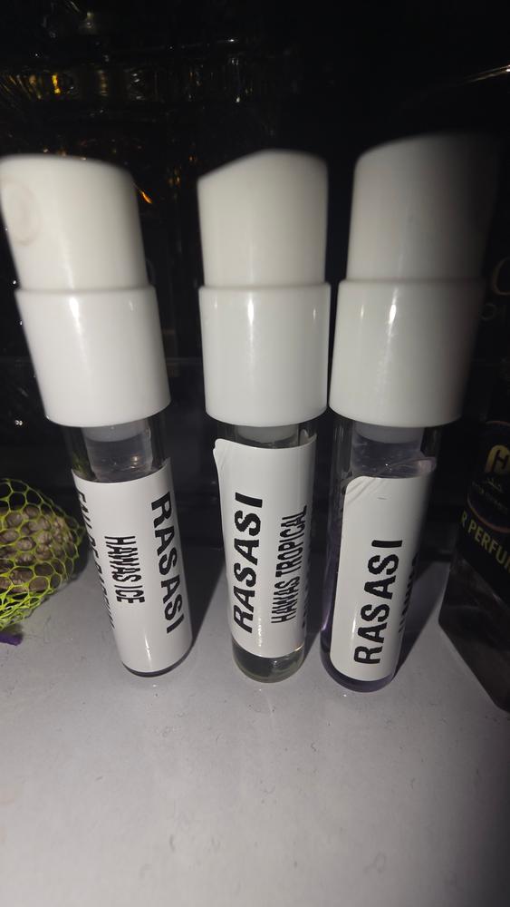 Hawas Sampling Set(Hawas, Ice, Tropical) 3 x 1ml - Customer Photo From Himalini