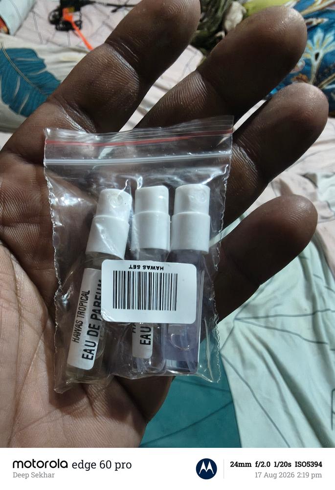 Hawas Sampling Set(Hawas, Ice, Tropical) 3 x 1ml - Customer Photo From Deep Sekhar Das Thakur