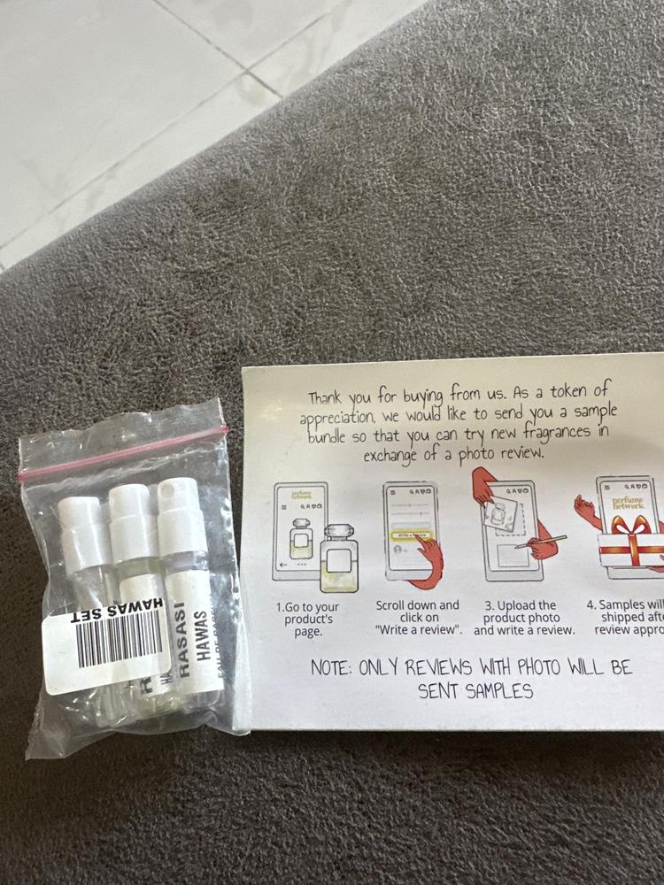 Hawas Sampling Set(Hawas, Ice, Tropical) 3 x 1ml - Customer Photo From Pawandeep Singh