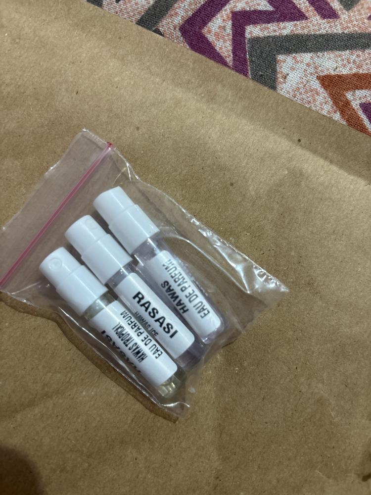 Hawas Sampling Set(Hawas, Ice, Tropical) 3 x 1ml - Customer Photo From Vs