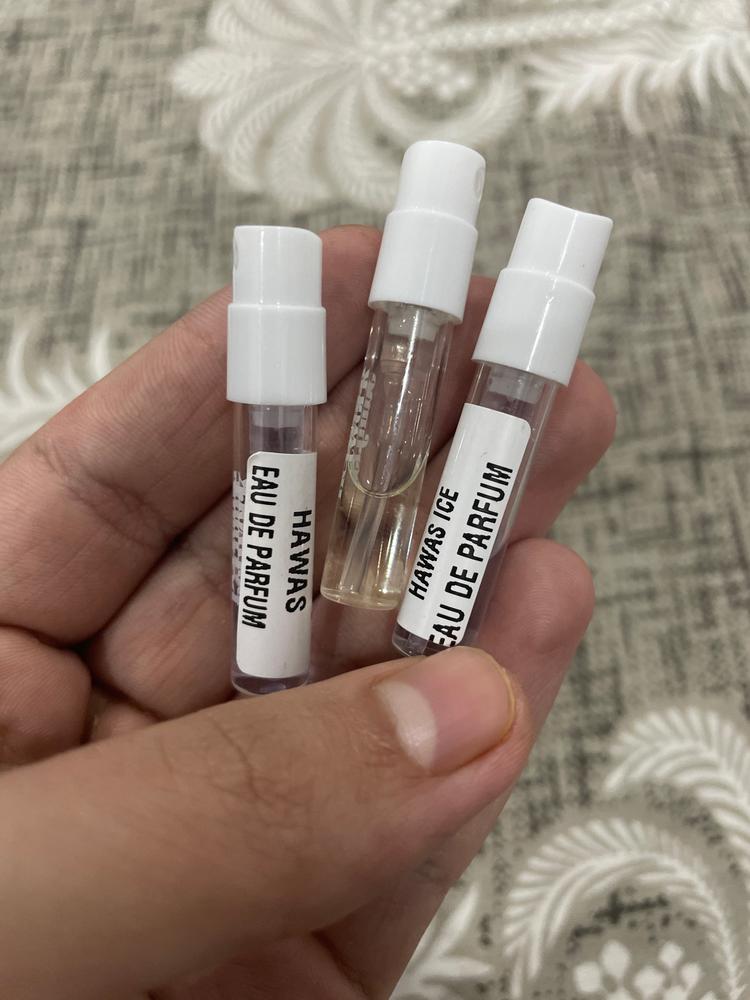 Hawas Sampling Set(Hawas, Ice, Tropical) 3 x 1ml - Customer Photo From Jaideep