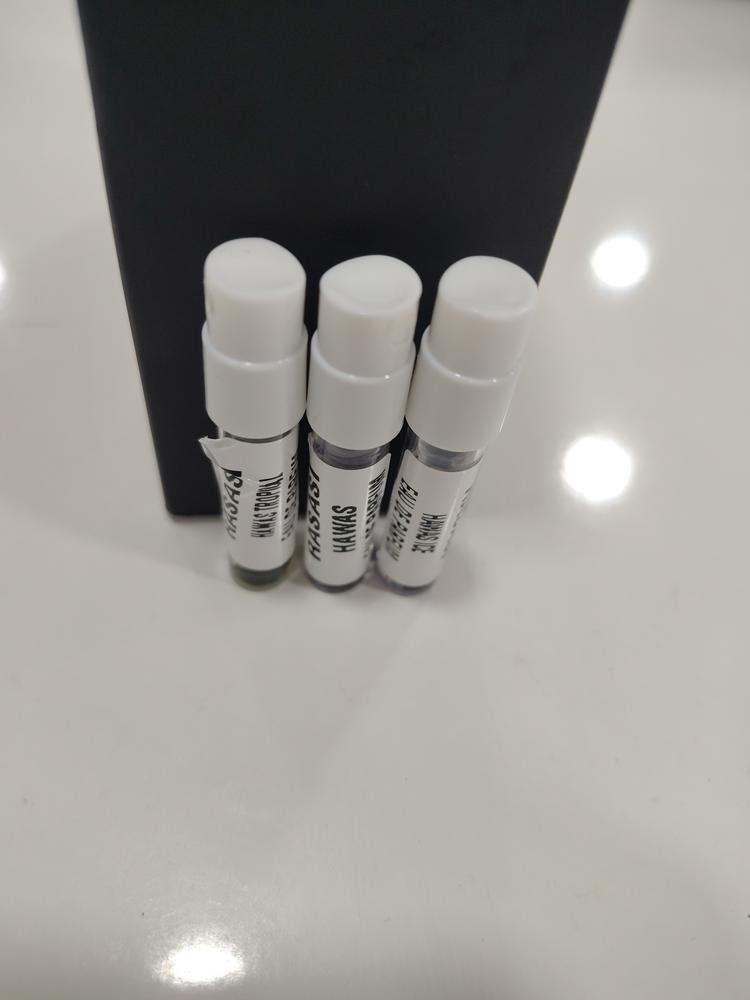 Hawas Sampling Set(Hawas, Ice, Tropical) 3 x 1ml - Customer Photo From KRISHNA KUMAR