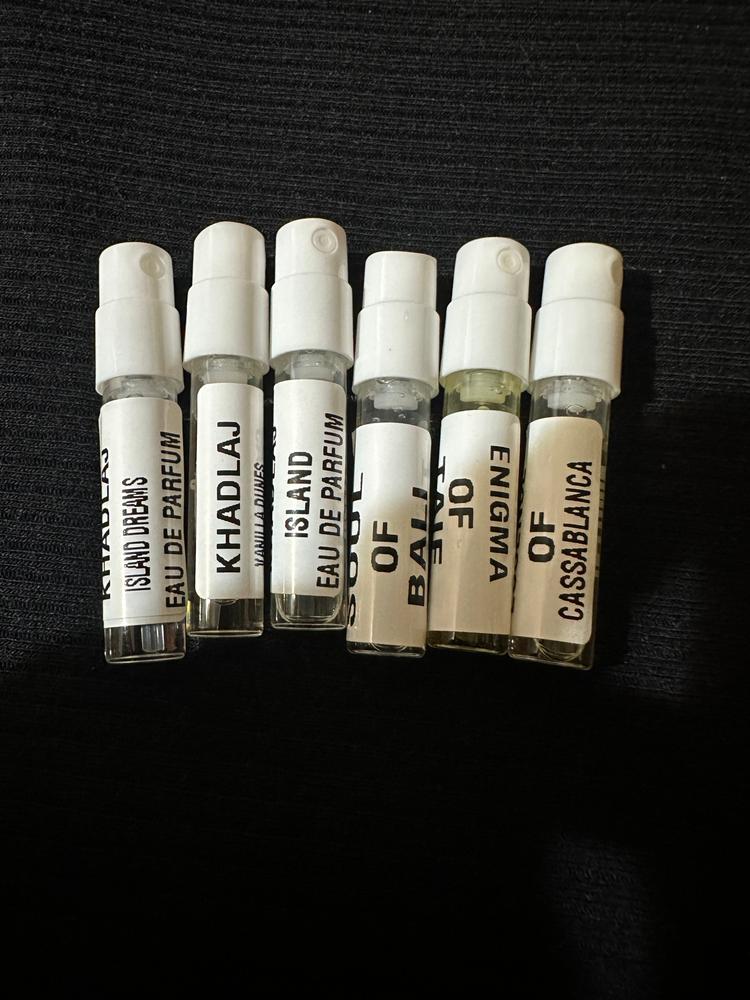 Khadlaj Island Sampling Set(Island, Dreams, Vanilla Dunes) 3 x 1ml - Customer Photo From Yashu Singh