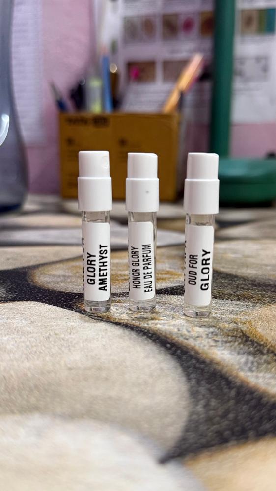 Lattafa Badee Sampling Set ( Oud for Glory, Amythest, Honor & Glory) 3 x 1ml - Customer Photo From Sandeep Yadav 