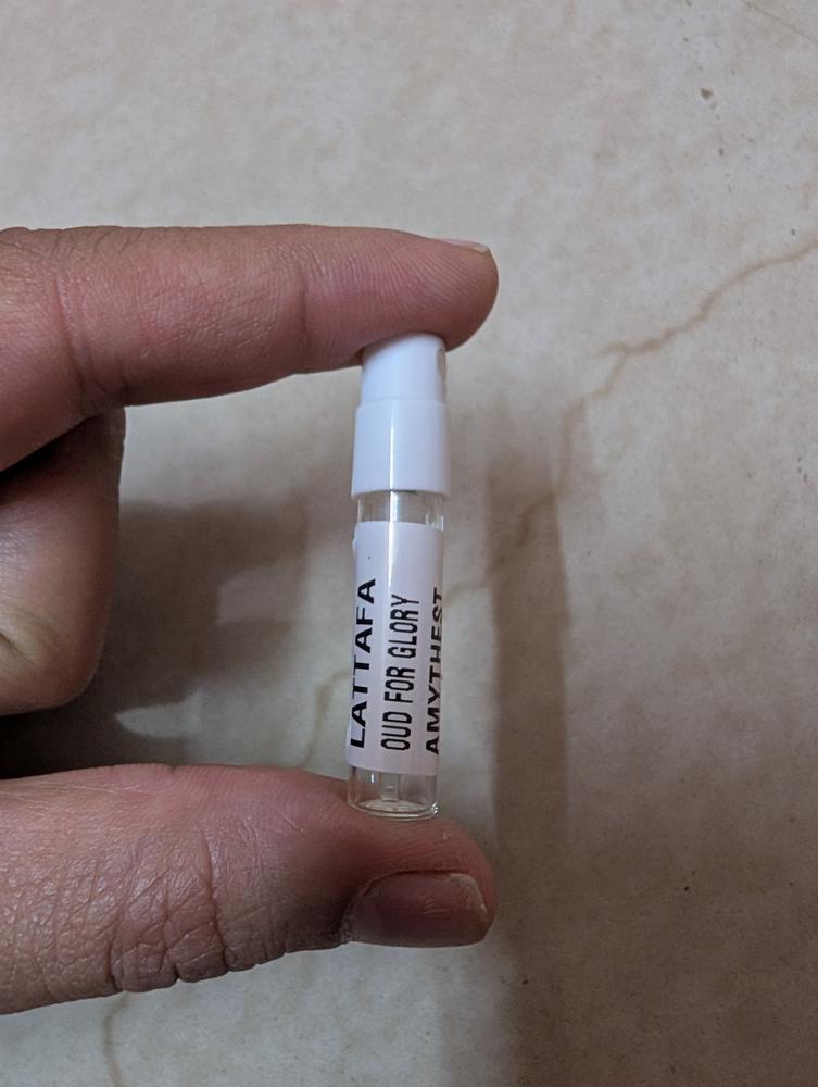 Lattafa Badee Sampling Set ( Oud for Glory, Amythest, Honor & Glory) 3 x 1ml - Customer Photo From Harsh Nagra